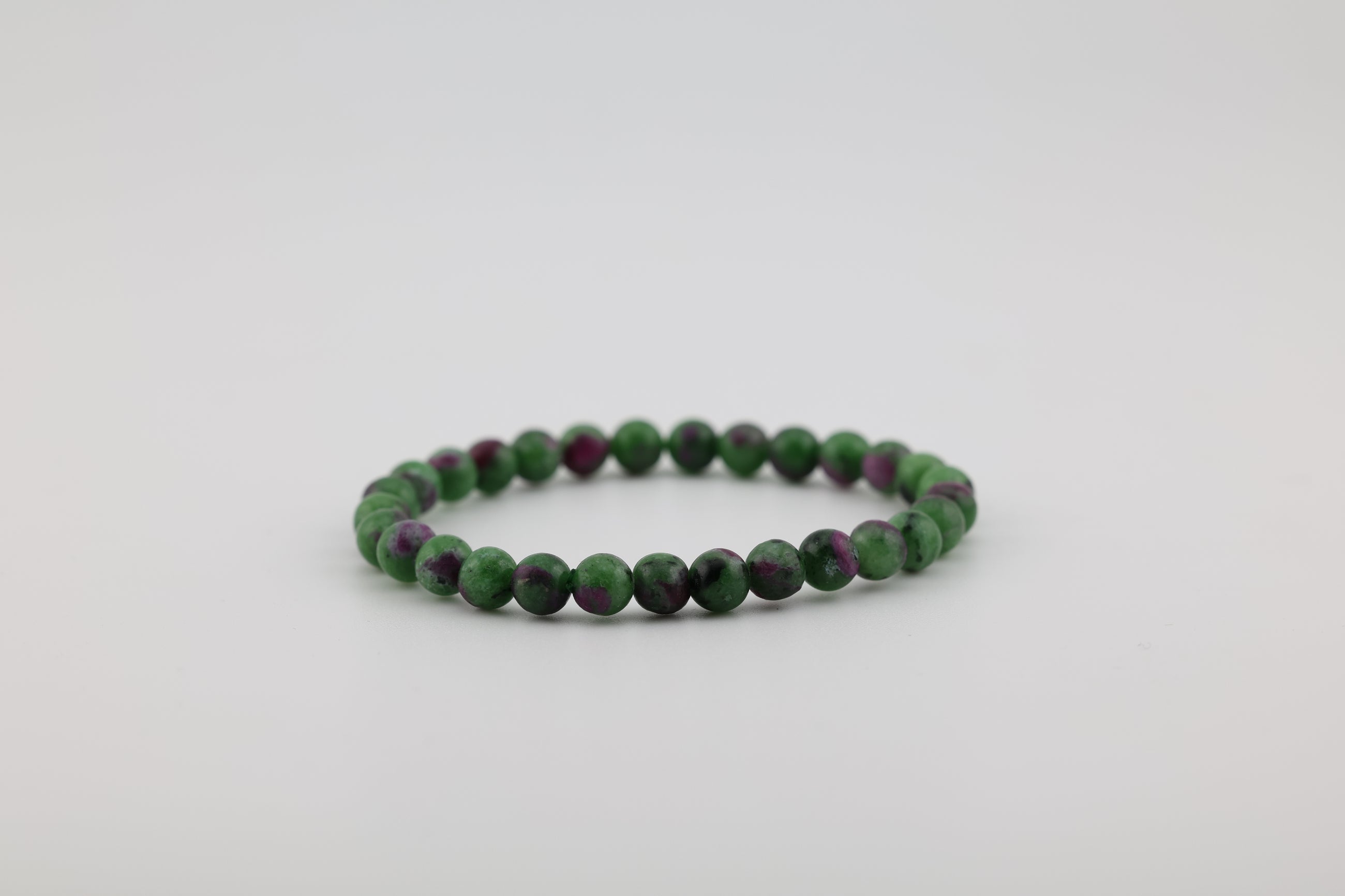 Ruby in Zoisite Bead Bracelet