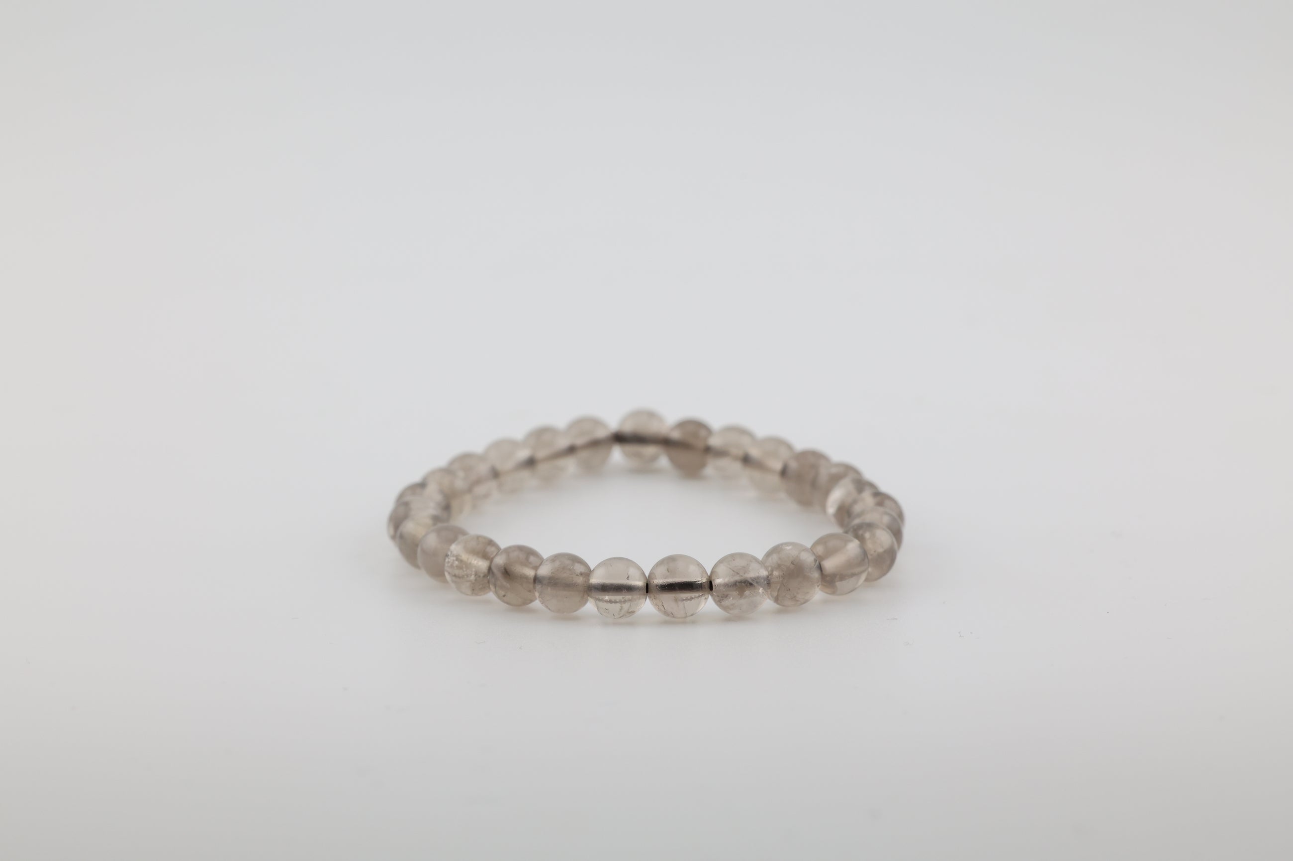 Smoky Quartz Bead Bracelet