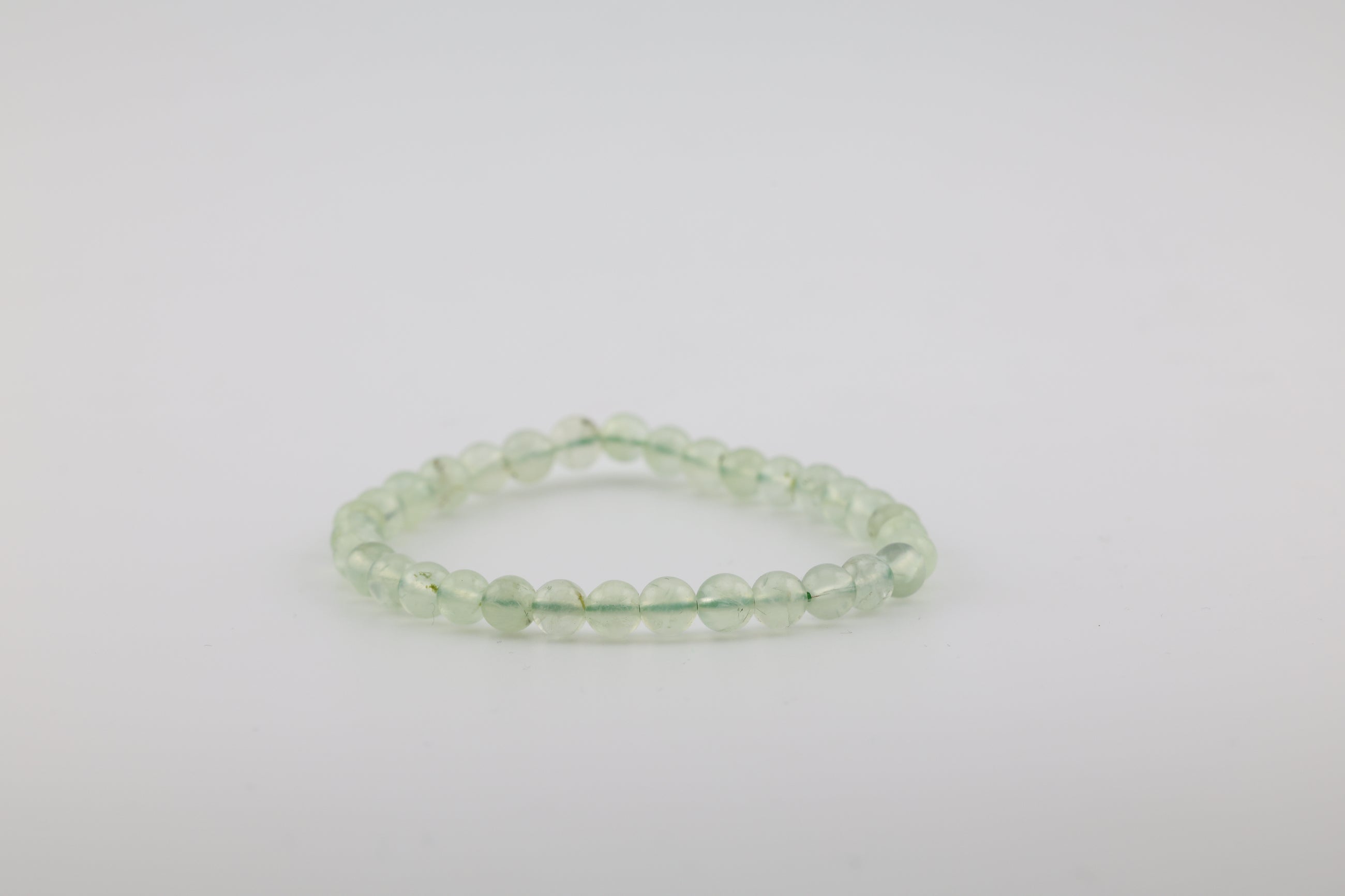 Prehnite Bead Bracelet
