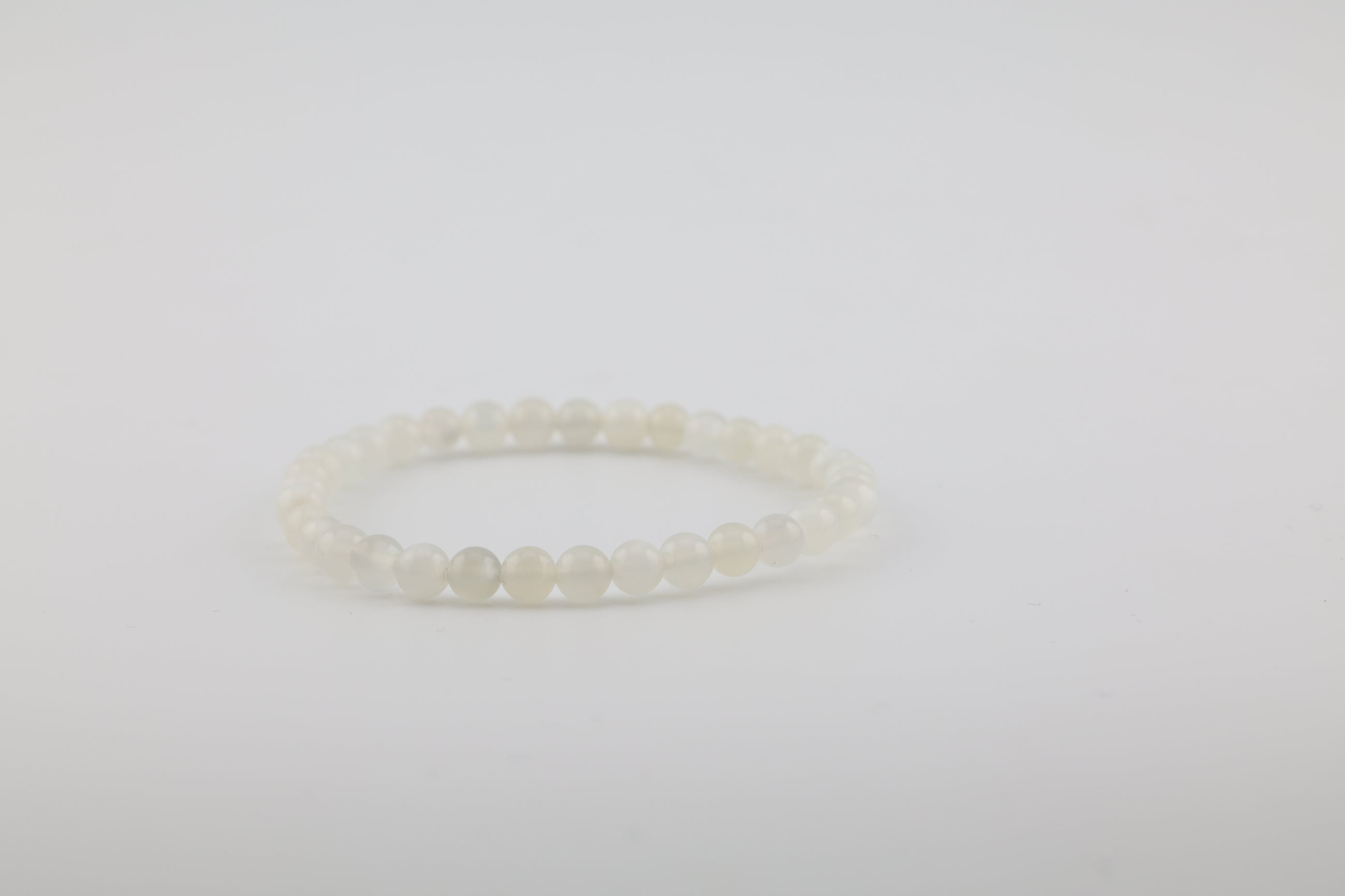 Rainbow Moonstone Bead Bracelet