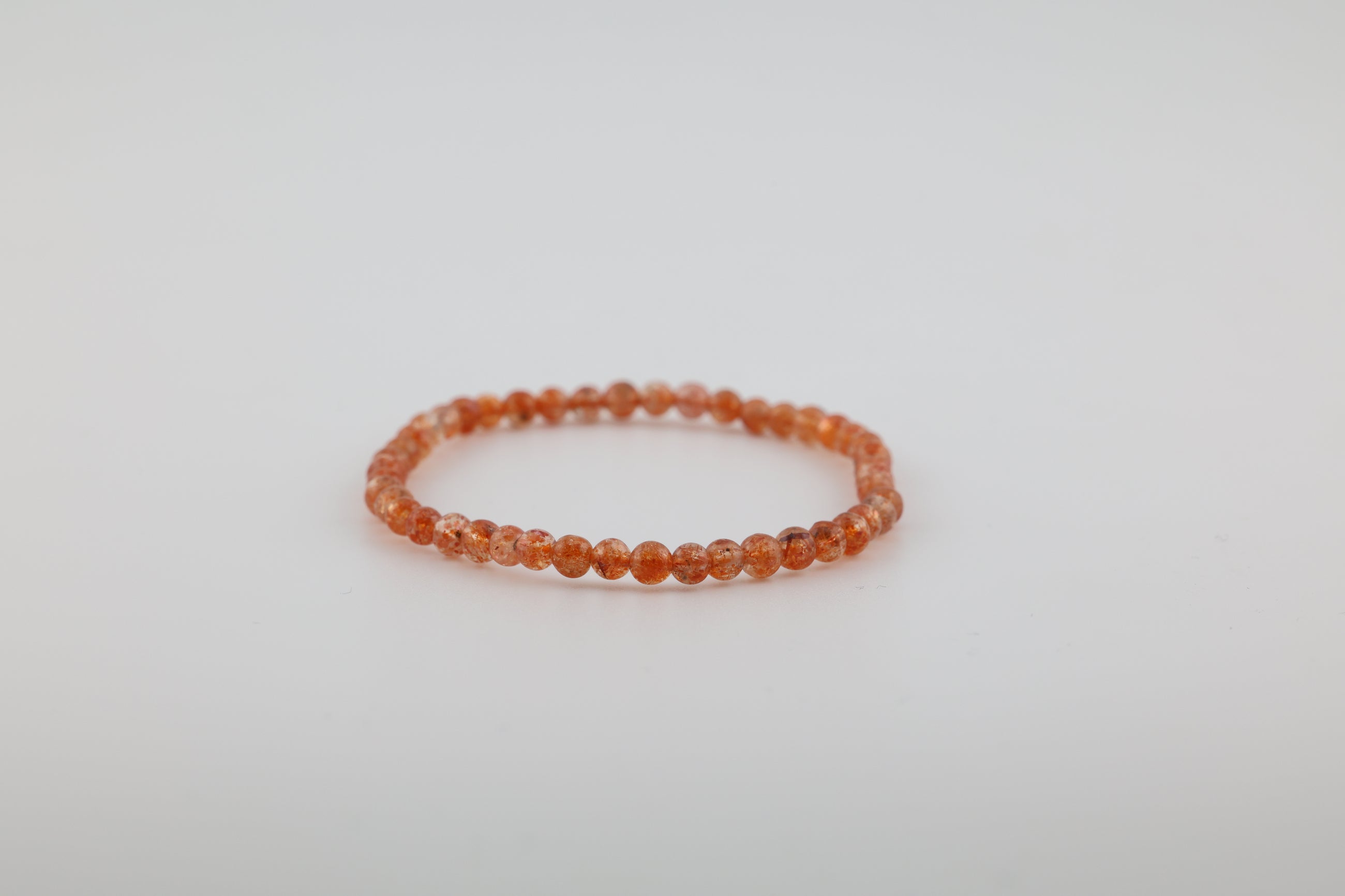 Sunstone Bead Bracelet
