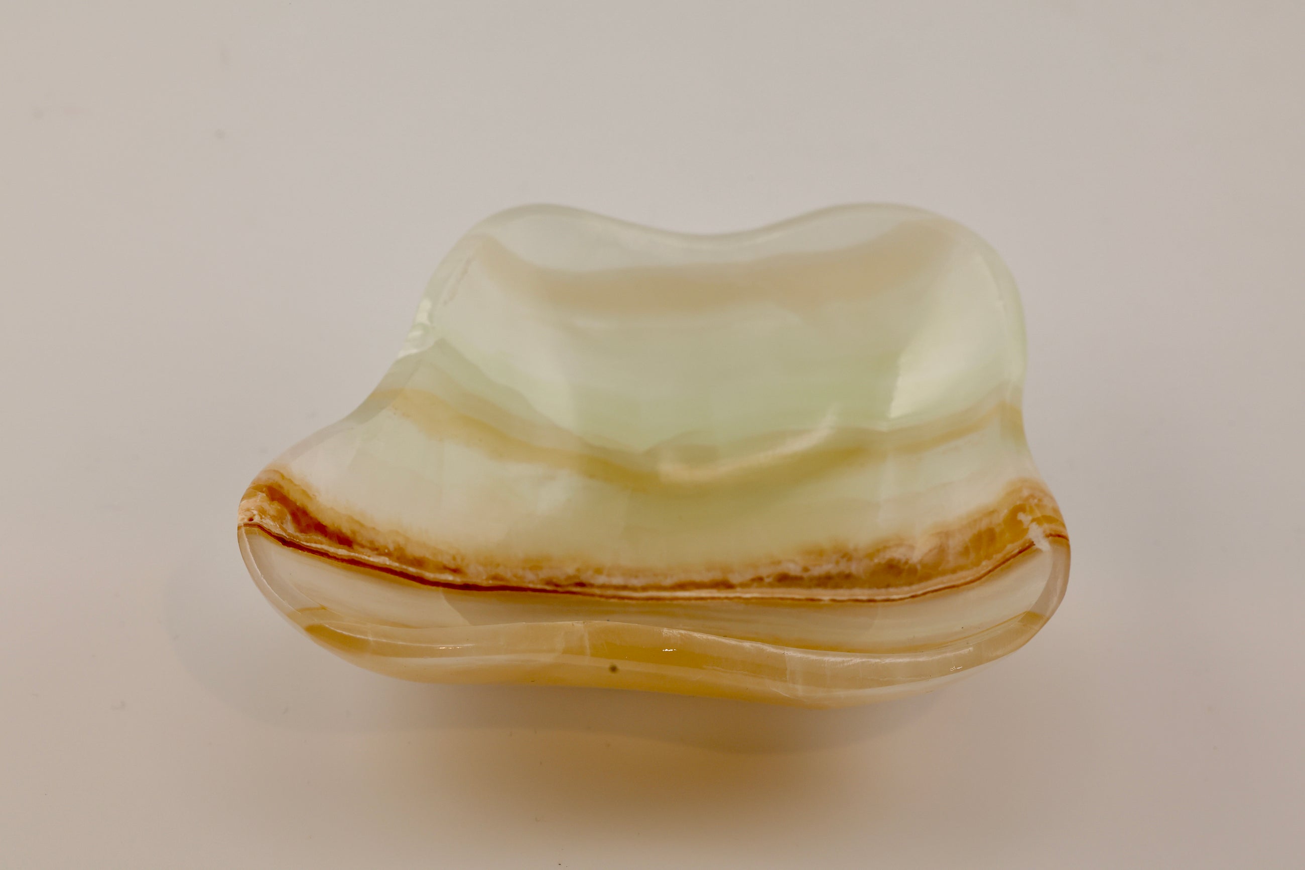 Amber Onyx Wavy Bowl Small