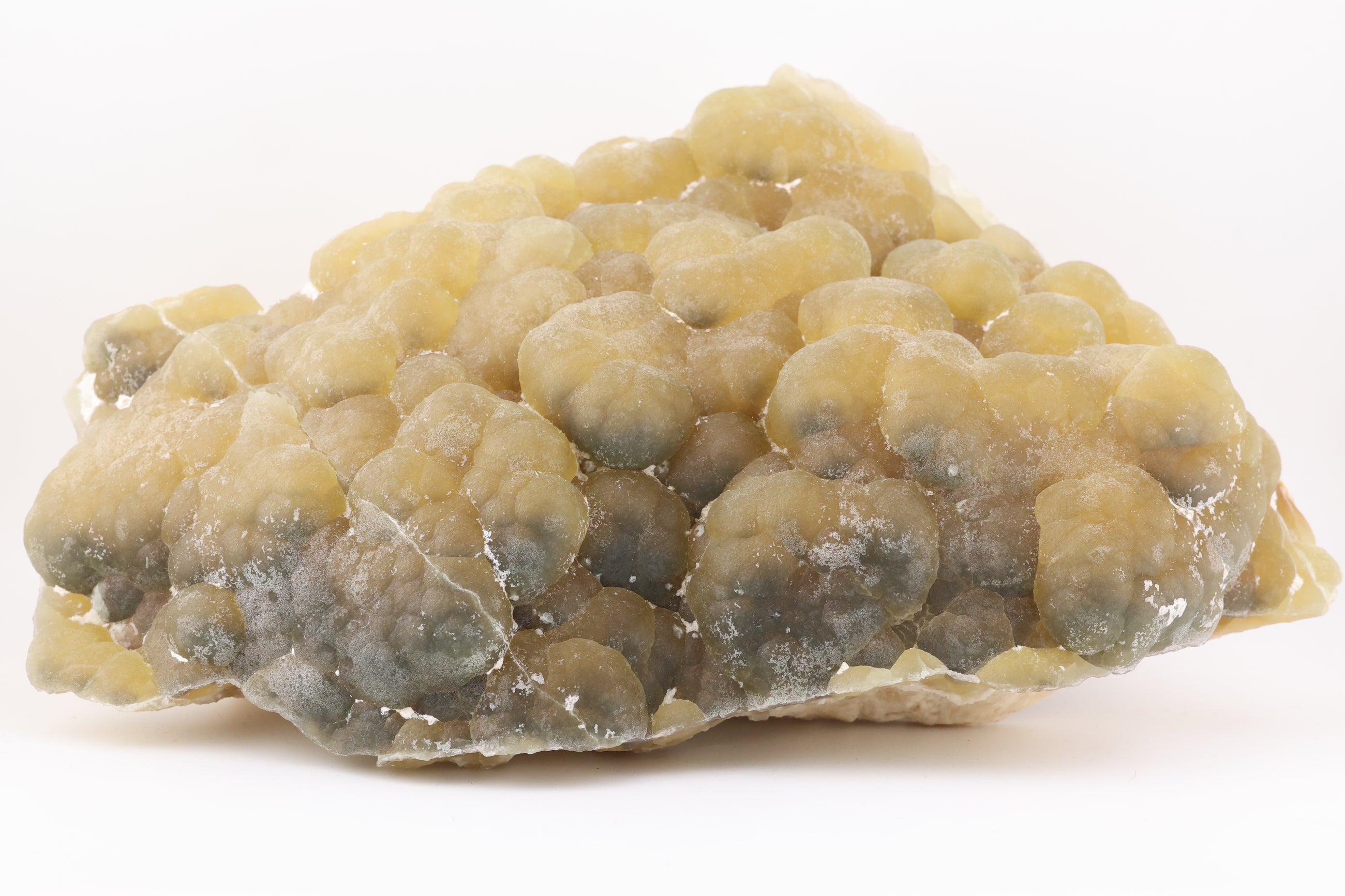 Yellow Fluorite with Navy Freeform, botryoidal