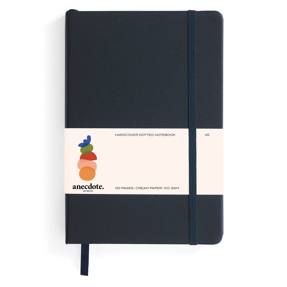 A5 Hardcover Journal | Lined or Dotted Notebook | 11 Colors : Black / Lined