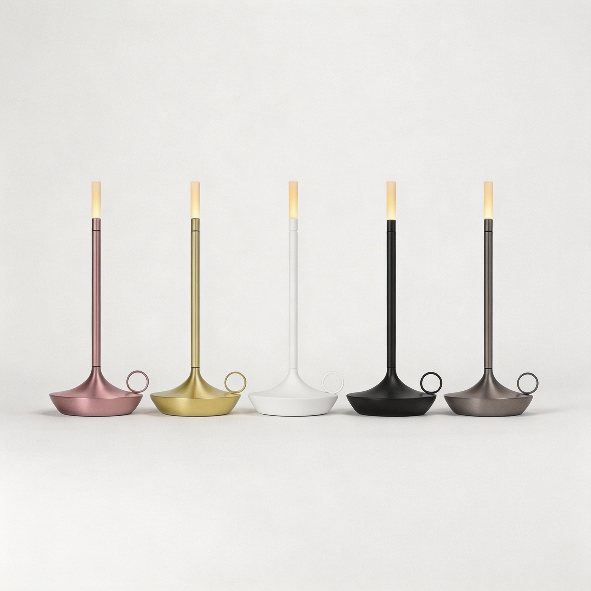Arlo Cordless Aluminum Table Lamp: Gold