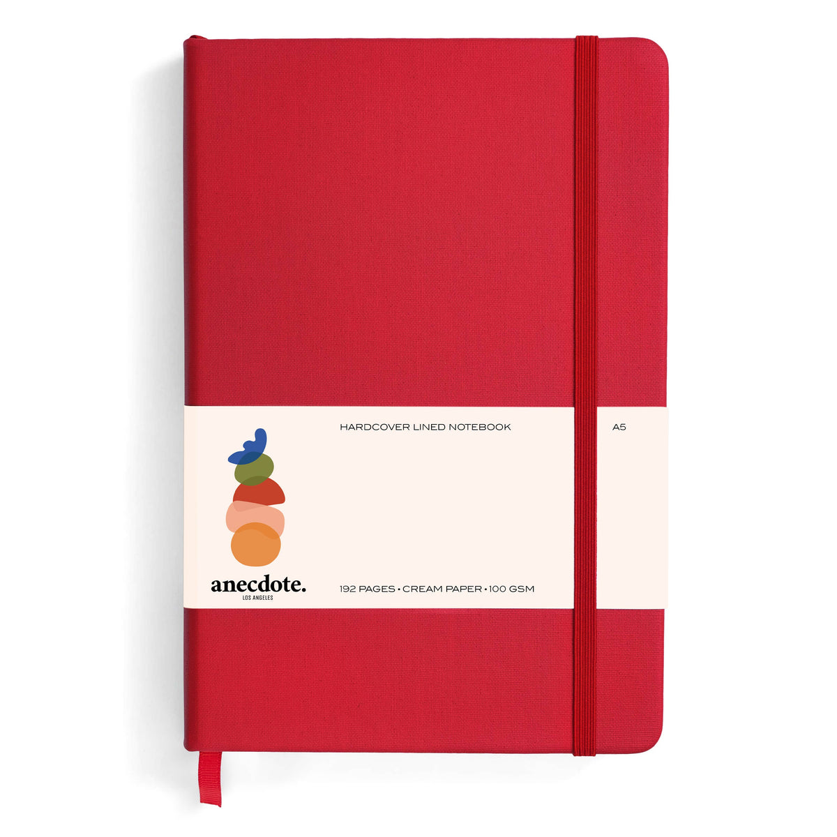 A5 Hardcover Journal | Lined or Dotted Notebook | 11 Colors : Black / Lined