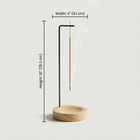 Kanso Suspended Incense Holder: Dark Wood