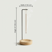 Kanso Suspended Incense Holder: Dark Wood