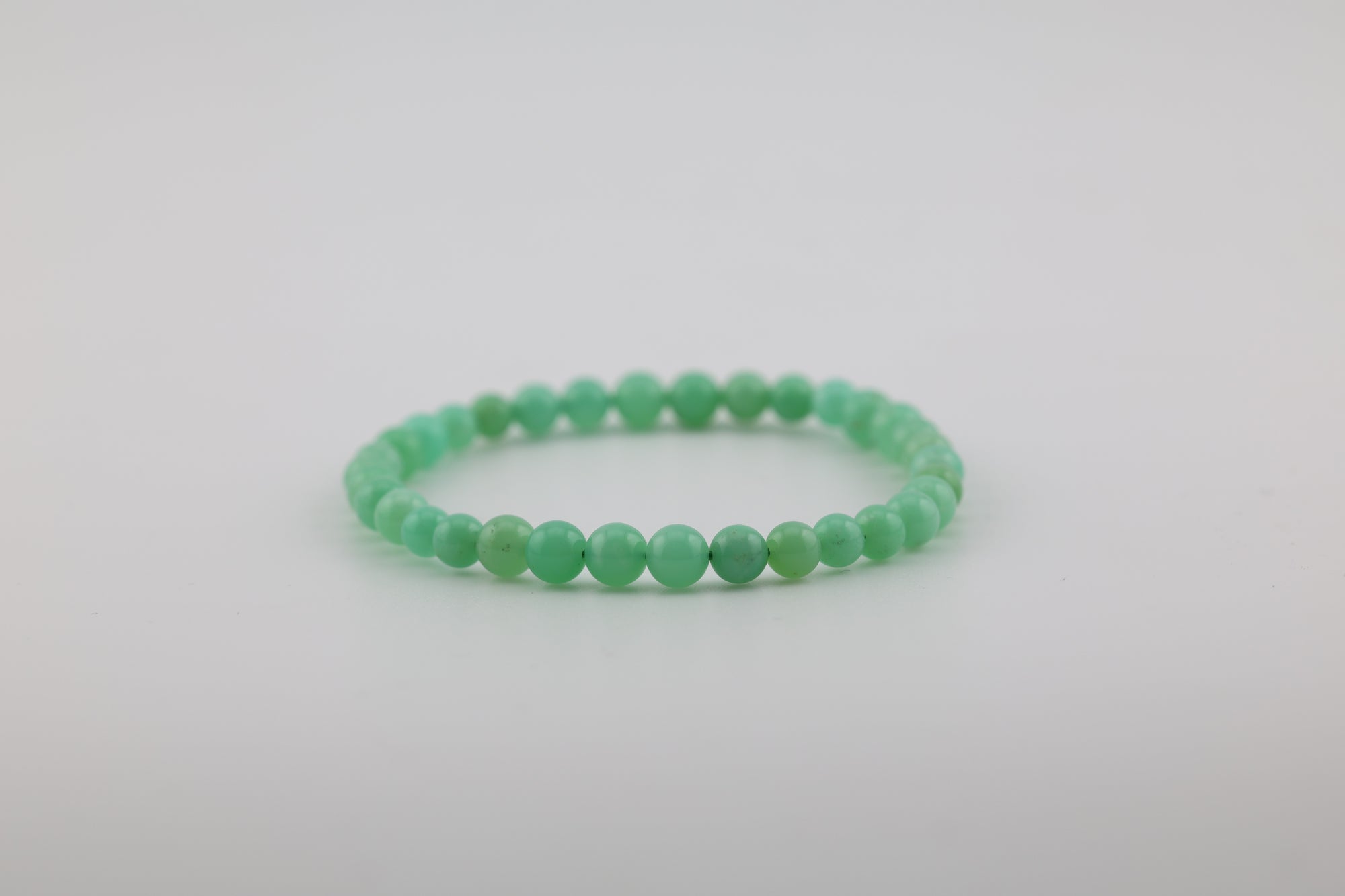 Chrysoprase Bead Bracelet