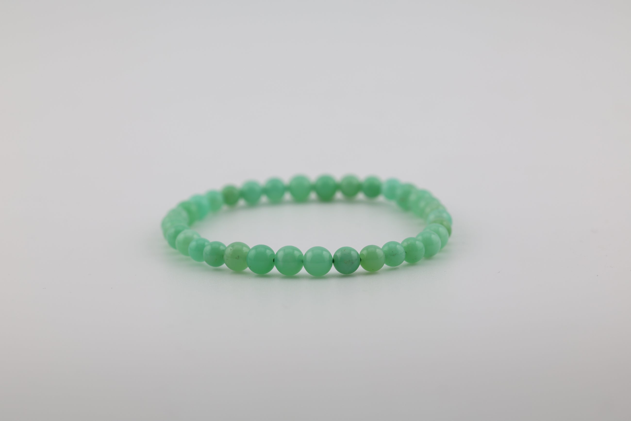 Chrysoprase Bead Bracelet