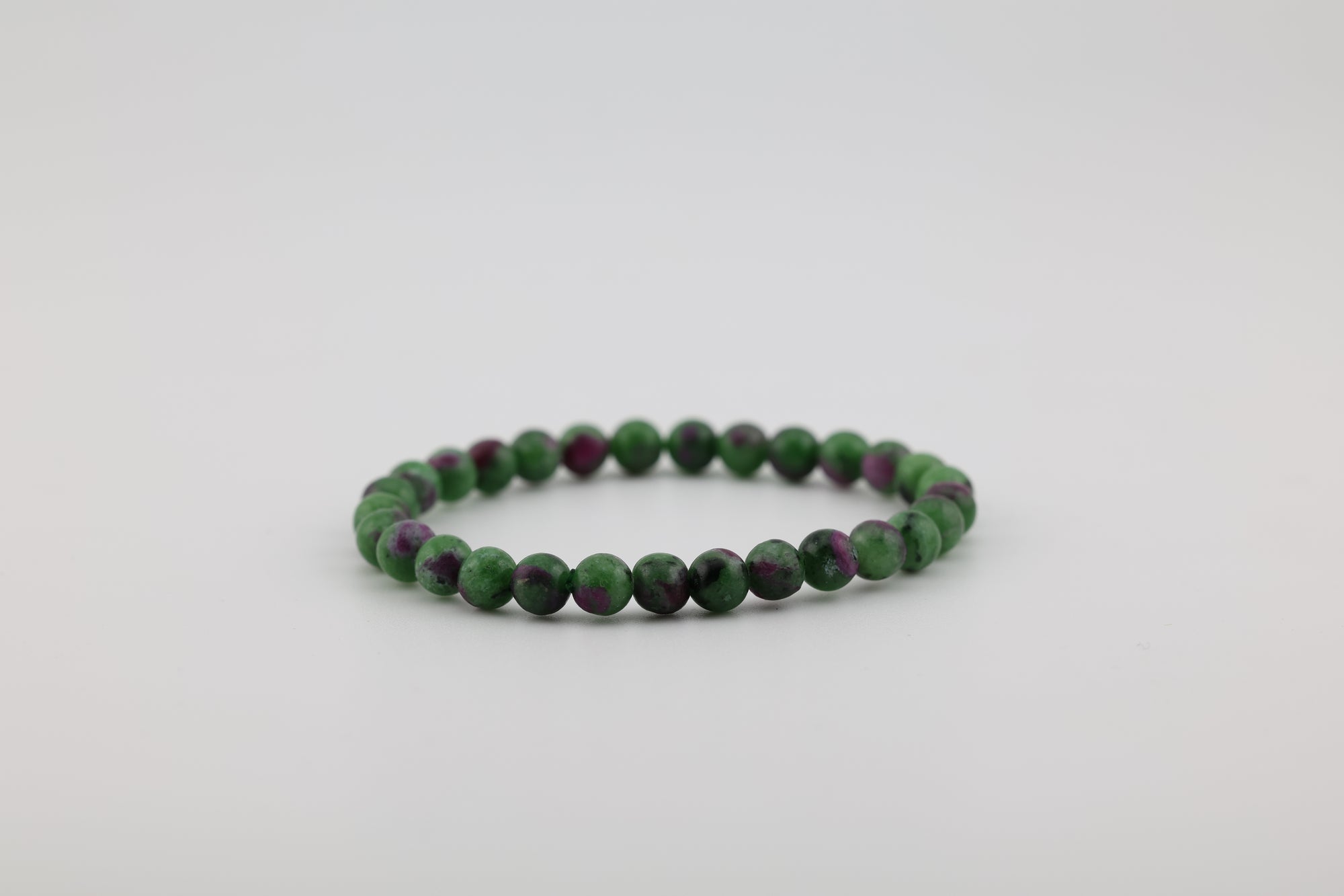 Ruby in Zoisite Bead Bracelet