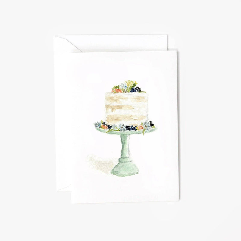 Cake mini enclosure notecard