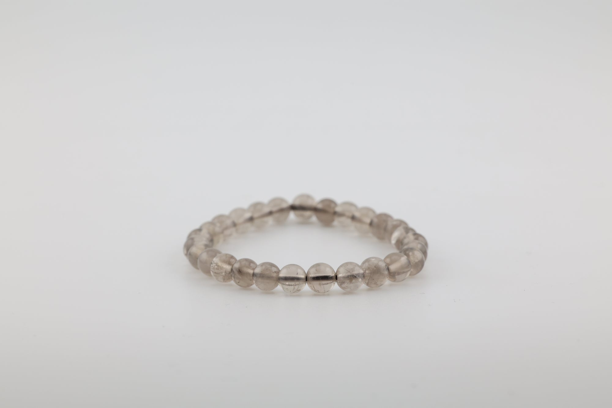 Smoky Quartz Bead Bracelet