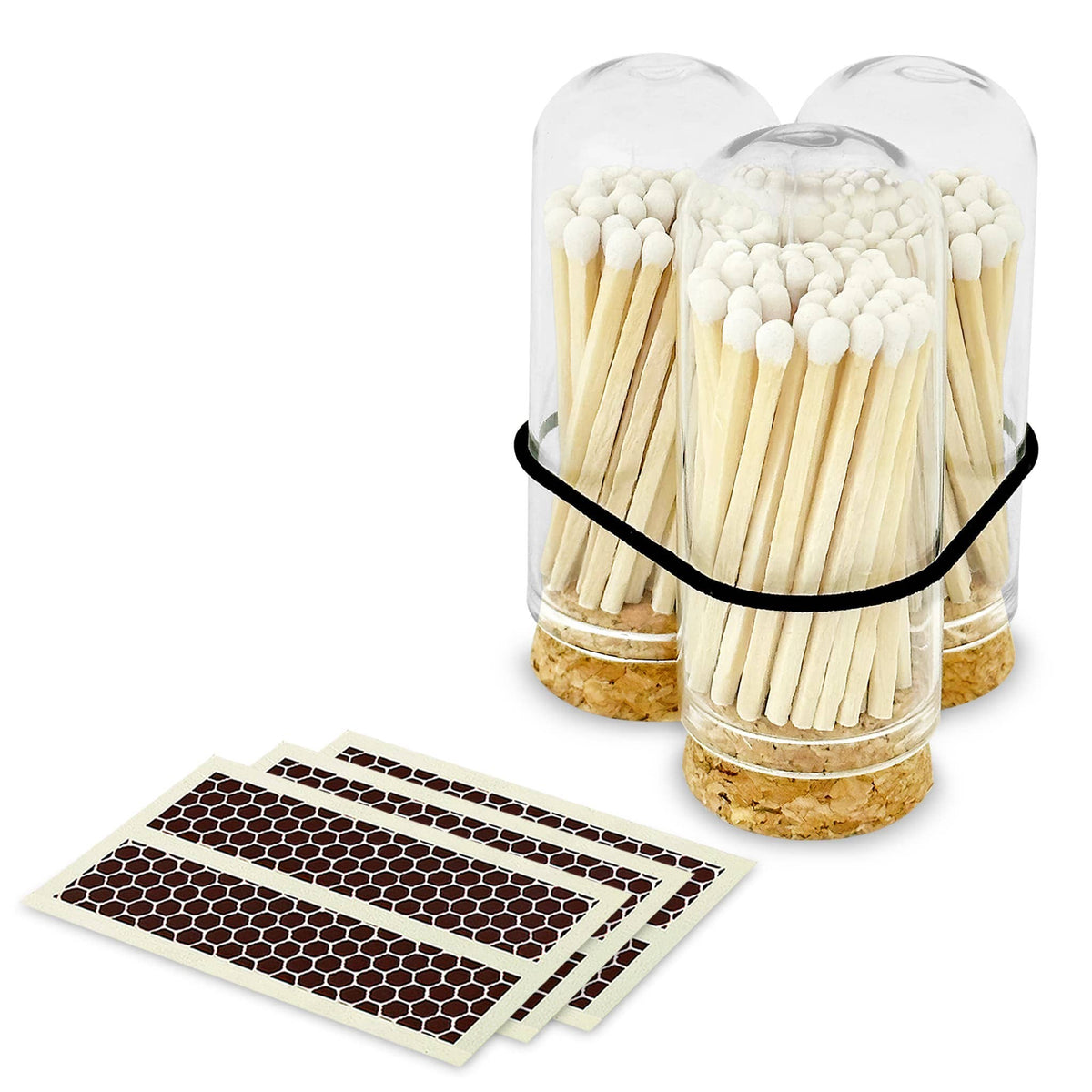 2" White Matches + Mini Cloche