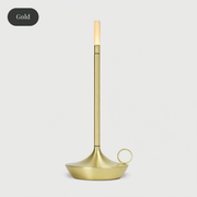 Arlo Cordless Aluminum Table Lamp: Gold