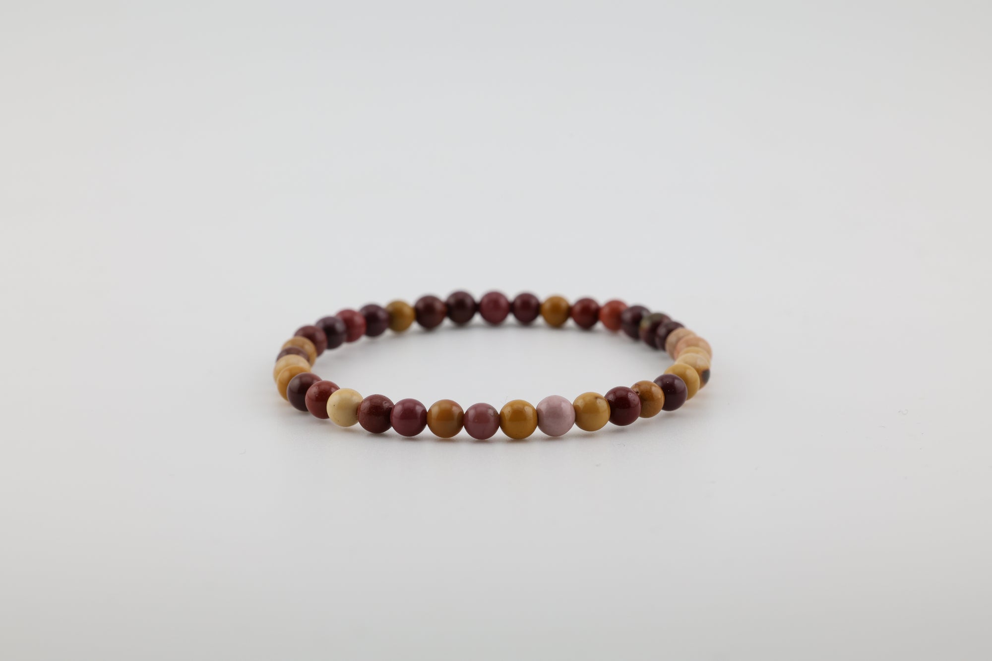 Mookaite Jasper Bead Bracelet