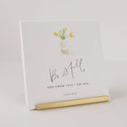 Brass card holder