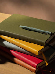 A5 Hardcover Journal | Lined or Dotted Notebook | 11 Colors : Black / Lined
