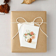 Dahlia mini enclosure notecard