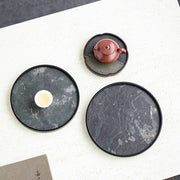 Gohobi Wabi-Sabi Stone Panel Tea Tray: Style G