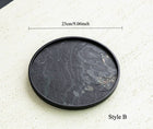 Gohobi Wabi-Sabi Stone Panel Tea Tray: Style C