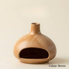 Gohobi Little Puff Ceramic Aromatherapy Fireplace Burner: Black