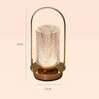 Crystal Touch Table Lamps: Aurora