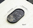 Gohobi Wabi-Sabi Stone Panel Tea Tray: Style G