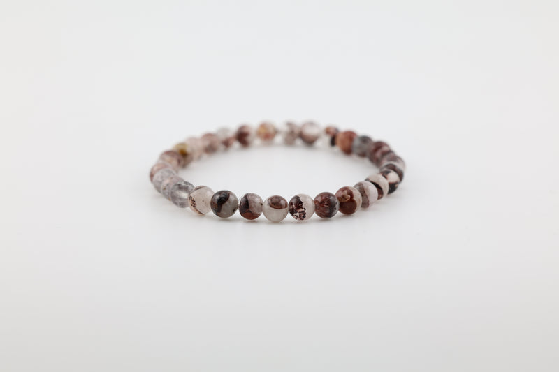 Hematoid Quartz Bead Bracelet Large