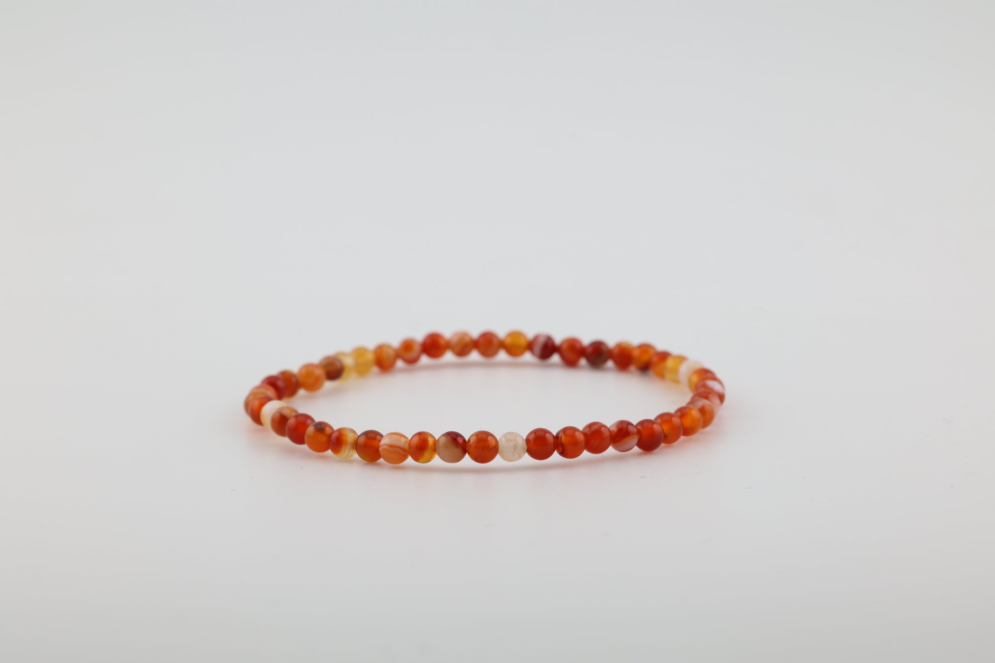 Carnelian Bead Bracelet