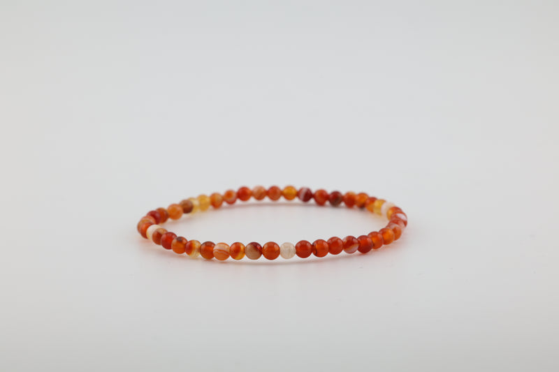 Carnelian Bead Bracelet