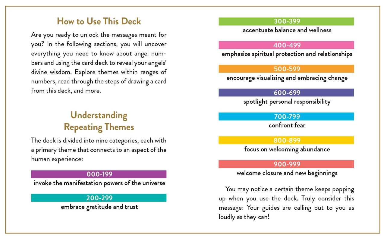 Angel Numbers Deck by Mystic Michaela: Flashcards; 100 pages / English