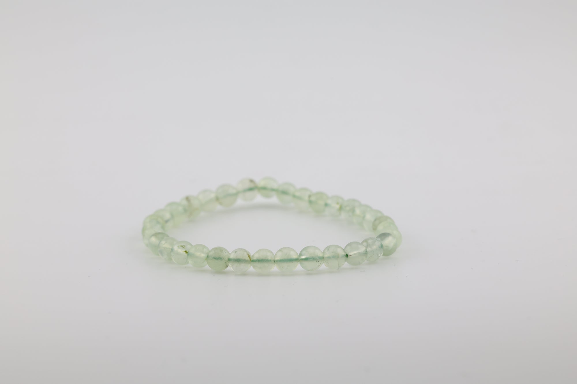 Prehnite Bead Bracelet