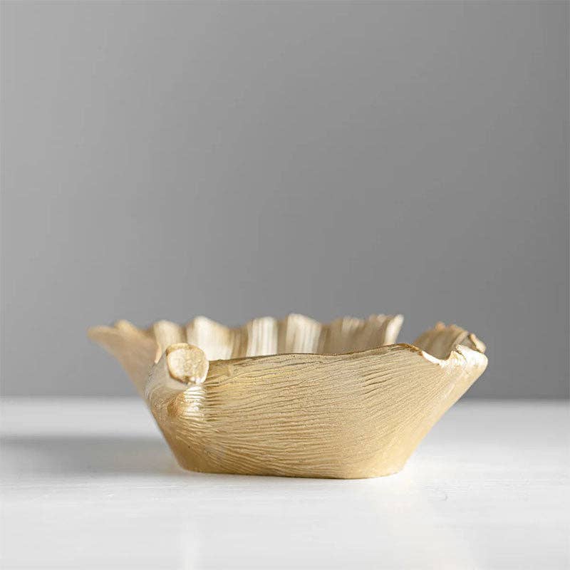 Gold Ginkgo Leaf Tray