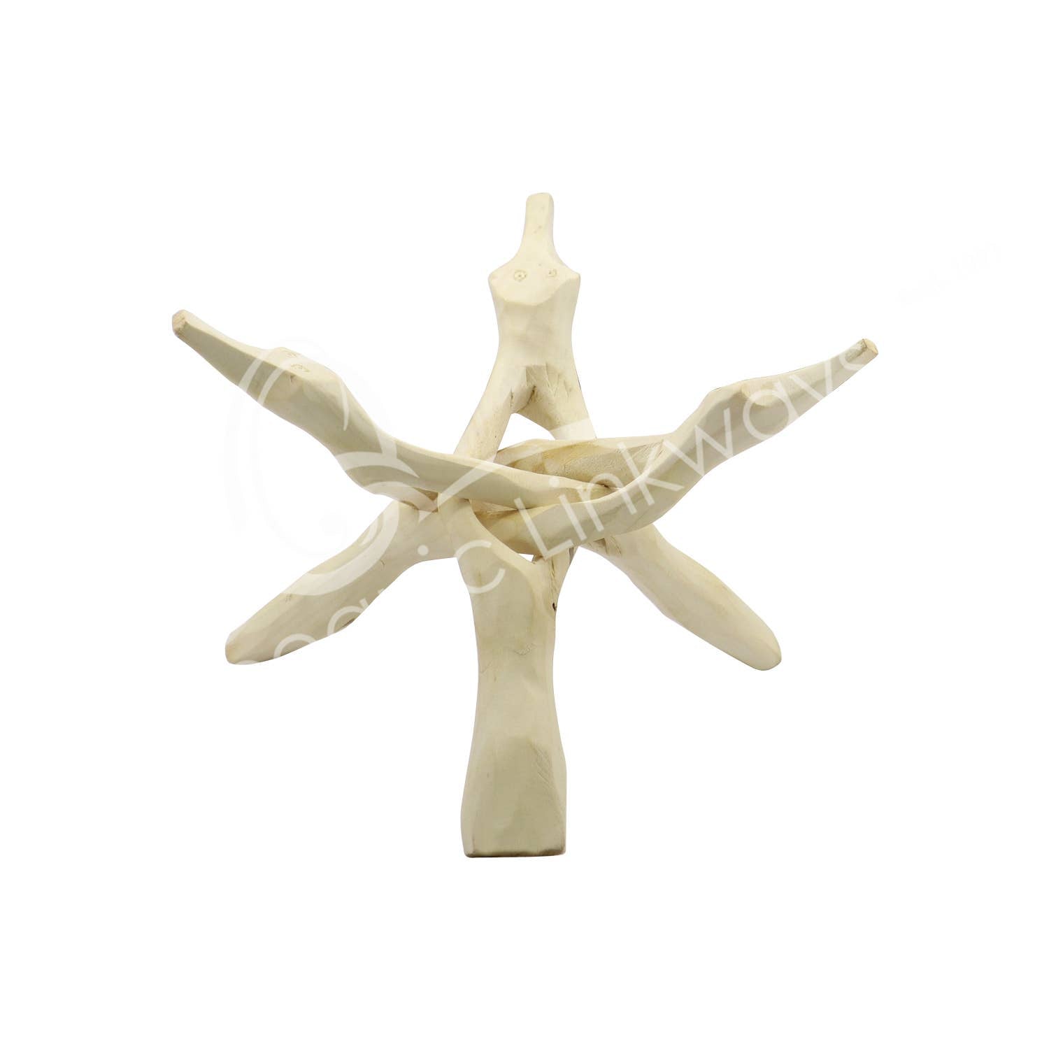 (PC)STAND - WOOD, NATURAL BRANCHES FOUR LEGS 8"