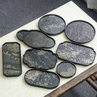 Gohobi Wabi-Sabi Stone Panel Tea Tray: Style H