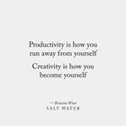 Salt Water - book