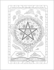 Witchcraft Coloring Book for Adults