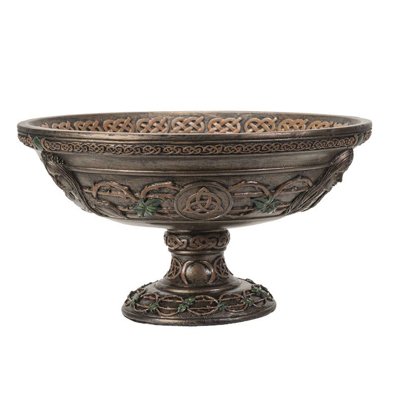 Triple Goddess Resin Offering Bowl for Rituals