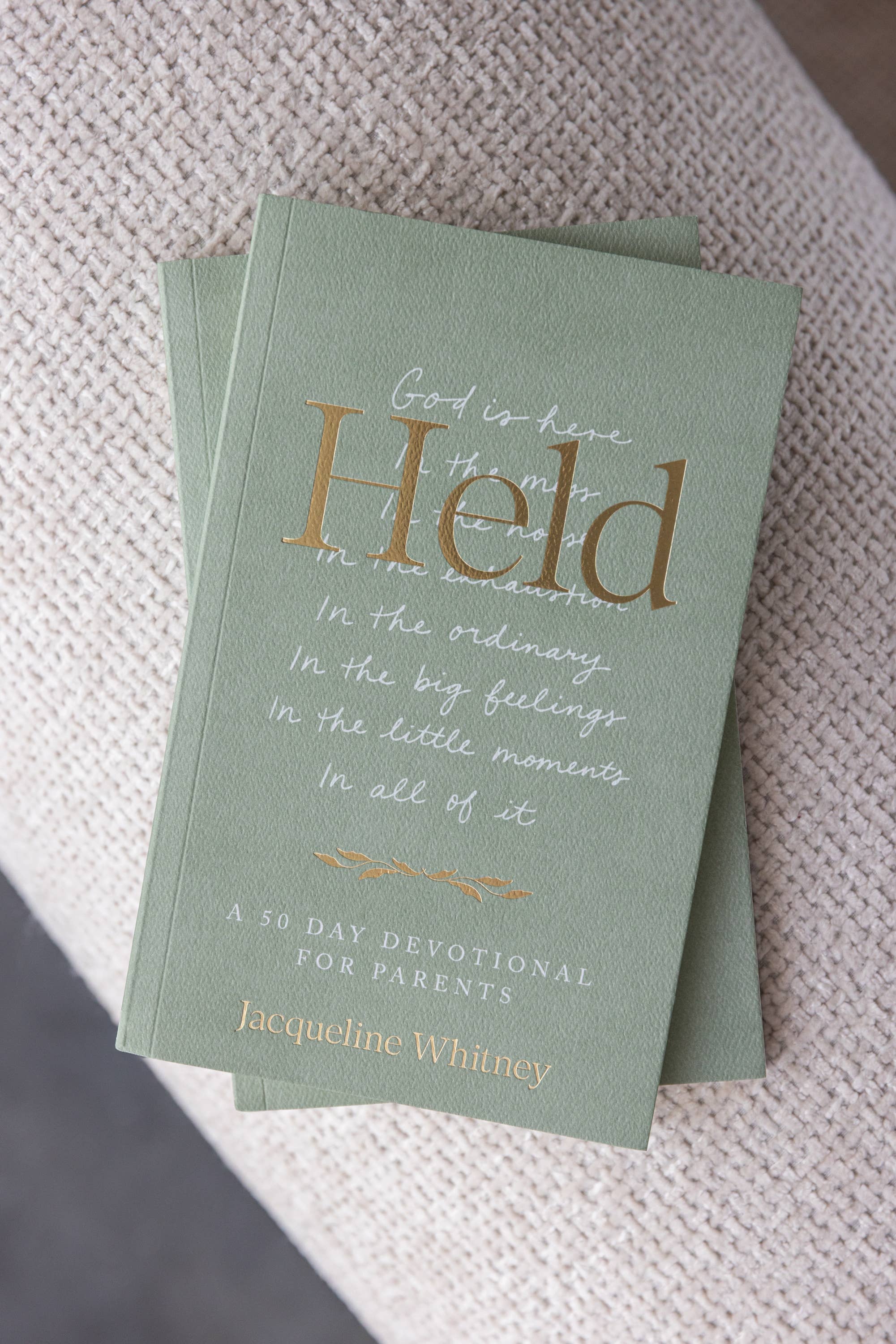 Held: A 50-Day Devotional for Parents