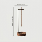 Kanso Suspended Incense Holder: Dark Wood