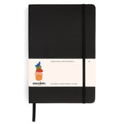 A5 Hardcover Journal | Lined or Dotted Notebook | 11 Colors : Black / Lined