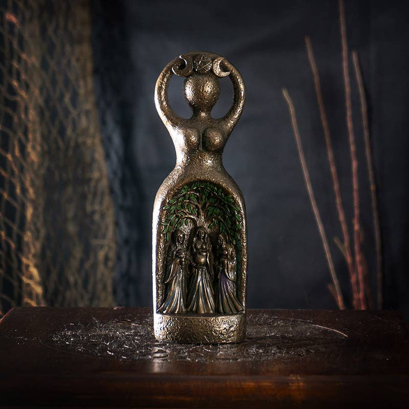 Mother, Maiden, and Crone Statue