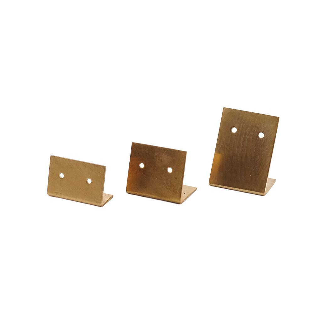 Brass Earring Holder Plate – Minimal Jewelry Display: Small