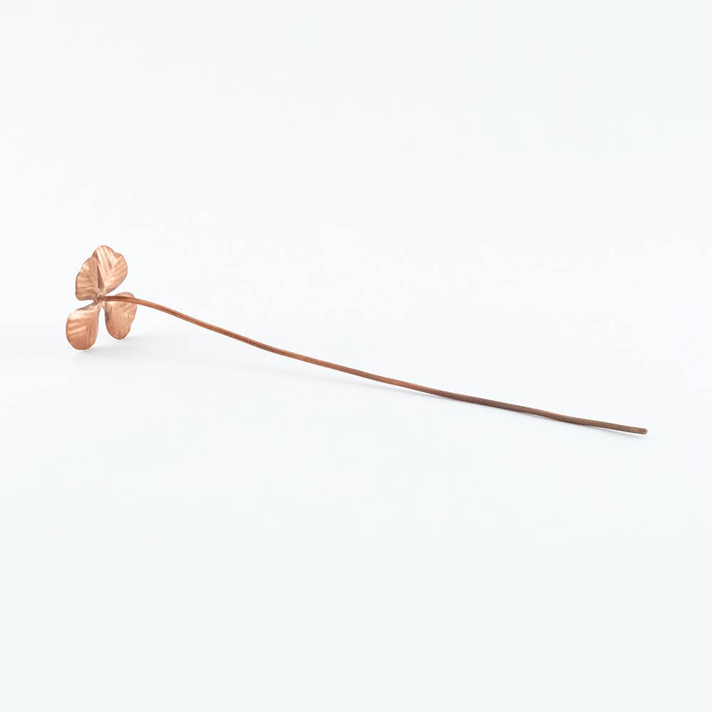 Copper Life Stick – Water Clover Design for Fresh Blooms