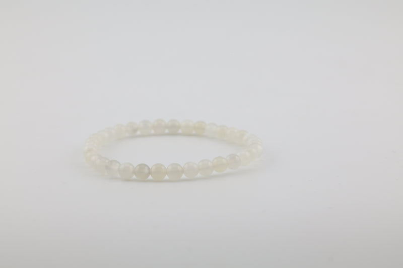 Rainbow Moonstone Bead Bracelet
