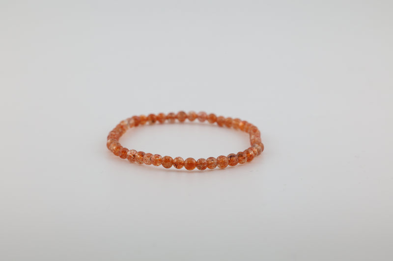 Sunstone Bead Bracelet