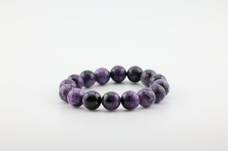 Charoite Bead Bracelet