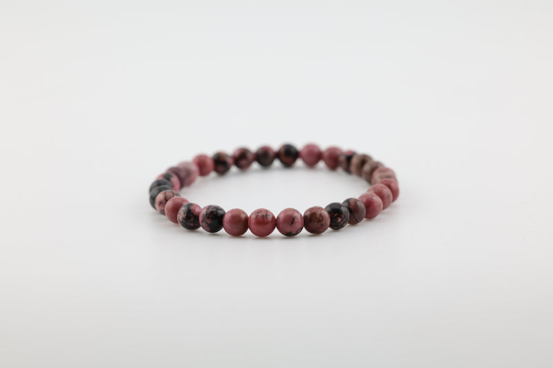 Rhodonite Bead Bracelet