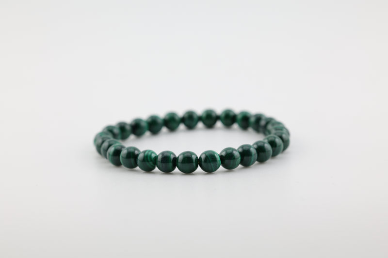 Malachite Bead Bracelet